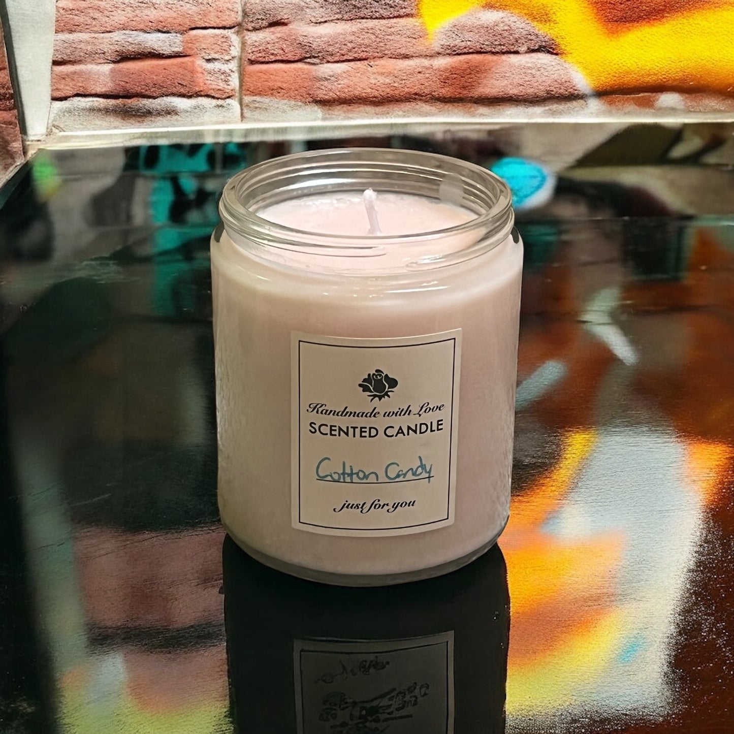 Cotton Candy Container Candle