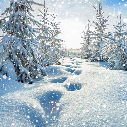 White Christmas Container Candle